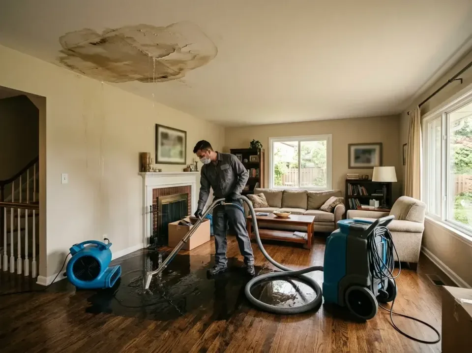 attic-pipe-burst-ceiling-drip-008 — frequently asked questions, Water Damage Restoration & Carpet Care in Columbus, MS